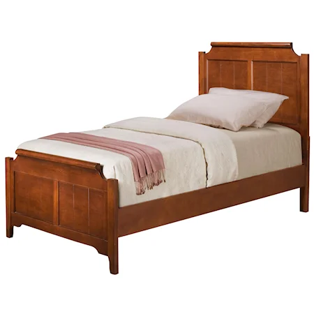 Casual Country Twin Panel Bed